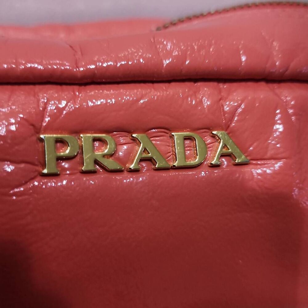 Prada Vernice Cosmetic Bag pouch - Picture 2 of 8